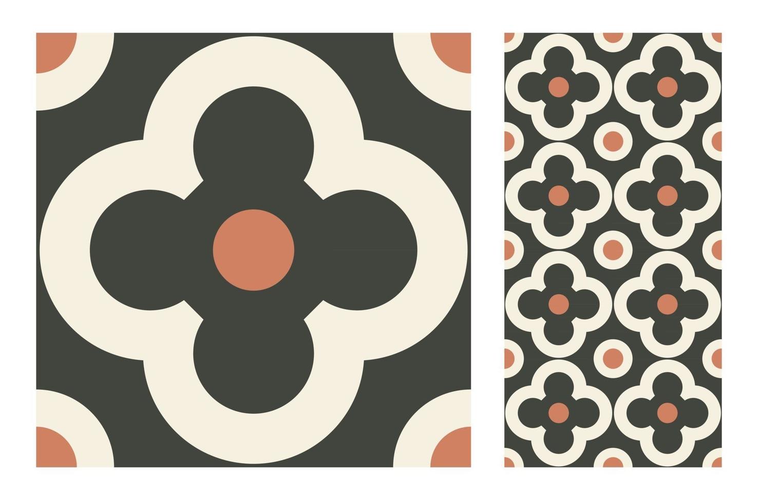 vintage tiles patterns antique seamless 2436608 Vector Art at Vecteezy
