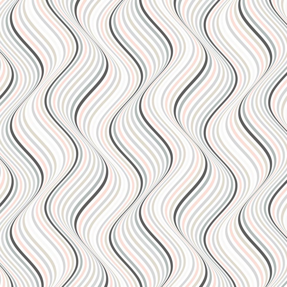 abstract scandinavian style wave pattern background vector