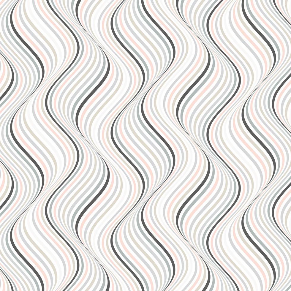 abstract scandinavian style wave pattern background vector