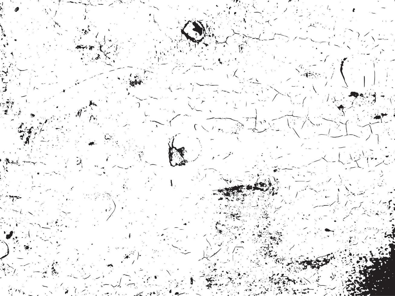 Rust and dirt overlay black and white texture vector