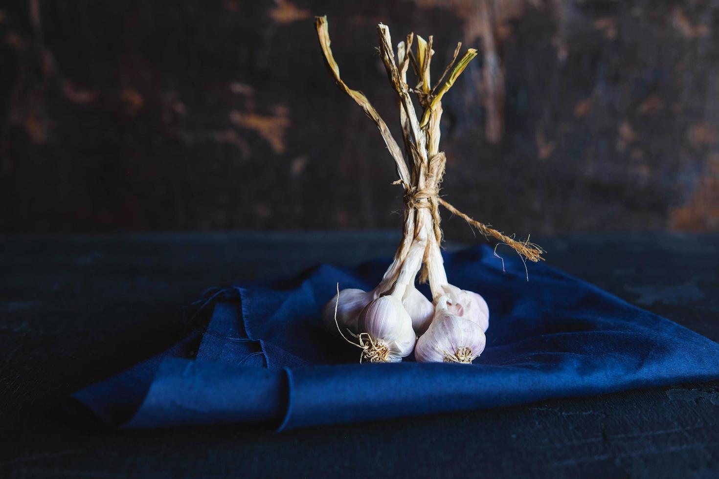 Garlic spices for cooking photo