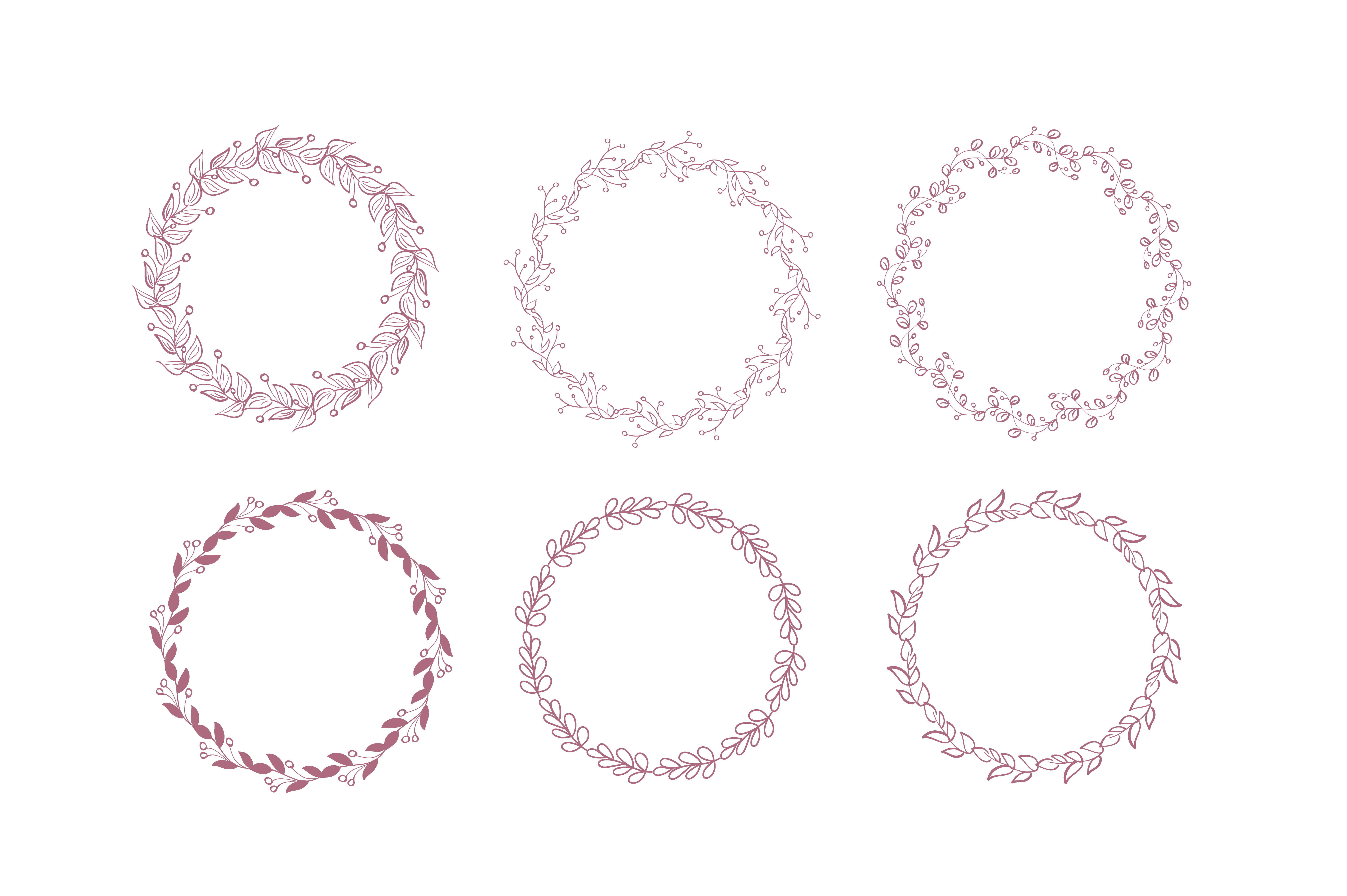 Download Collection Of Rustic Floral Frame Elements Set Of Vector Violet And Pink Wreath Soft Pastel Color Bouquet Greeting Card Winter Flower Decoration 2437464 Vector Art At Vecteezy