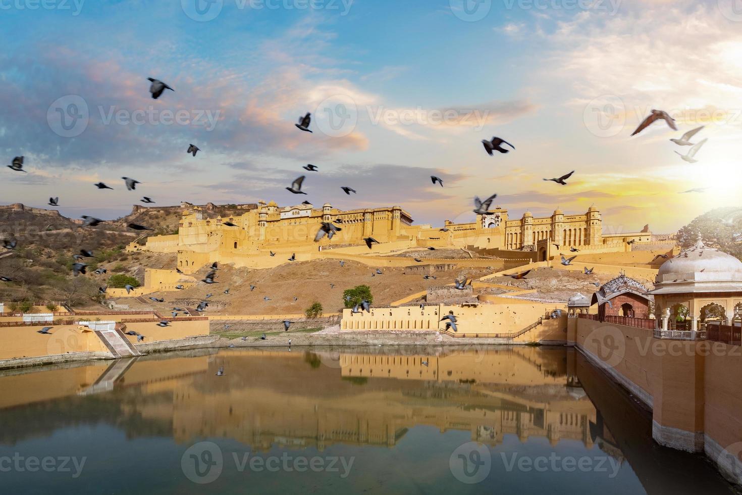 Amer Fort in Jaipur Rajasthan India photo