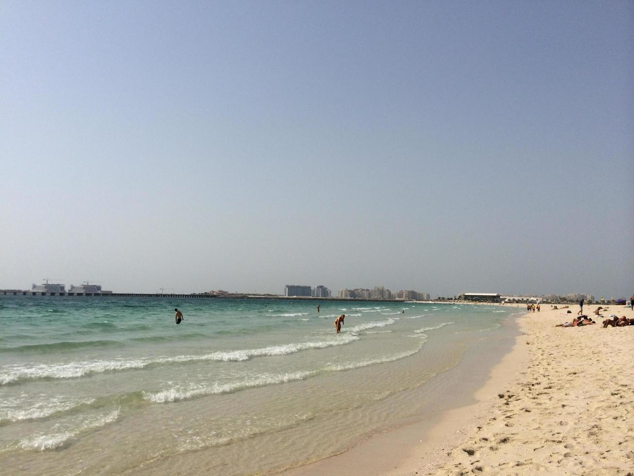 Cityscape of Dubai in summer photo