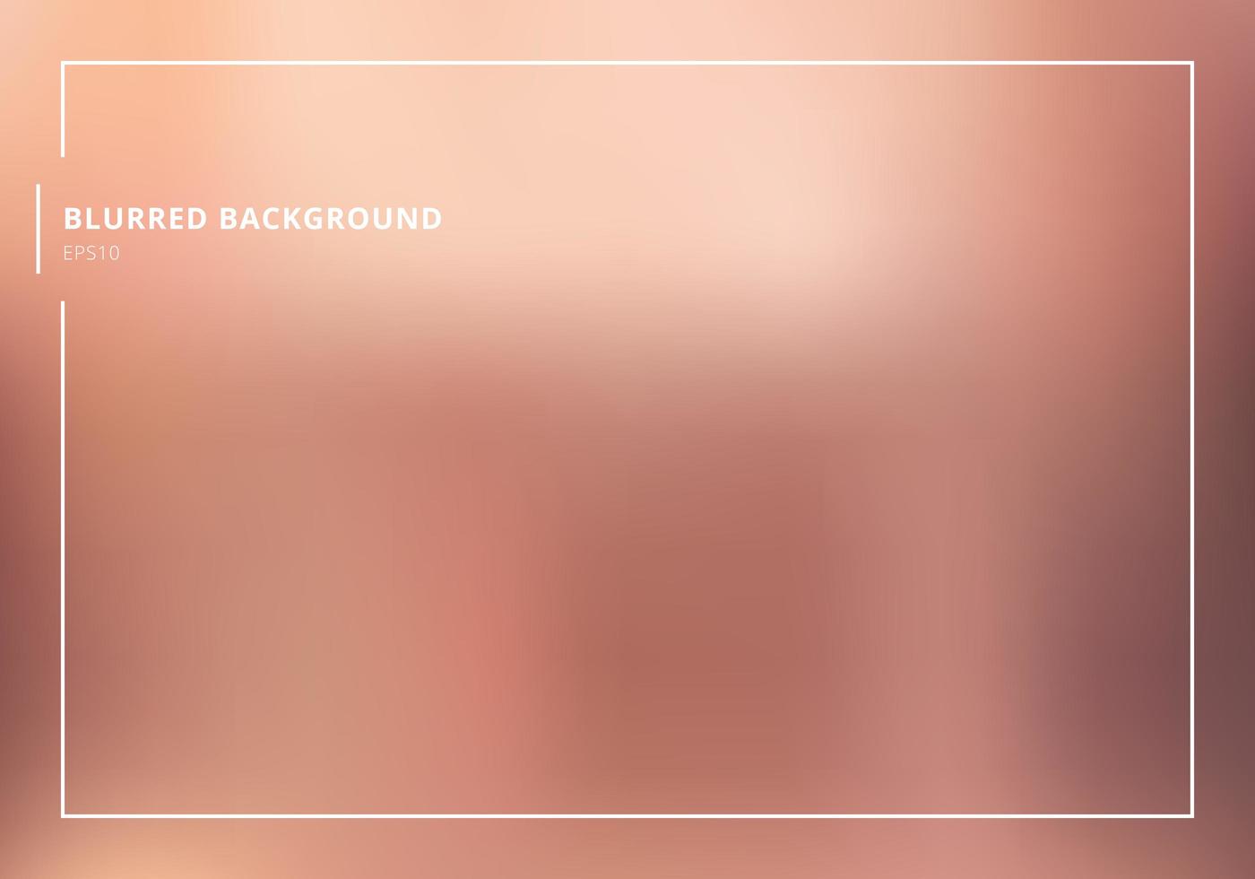 Abstract rose gold gradient blurred background. luxury style.  You can use for template brochure, bwnner web, poster, leaflet, flyer, presentation, etc. vector