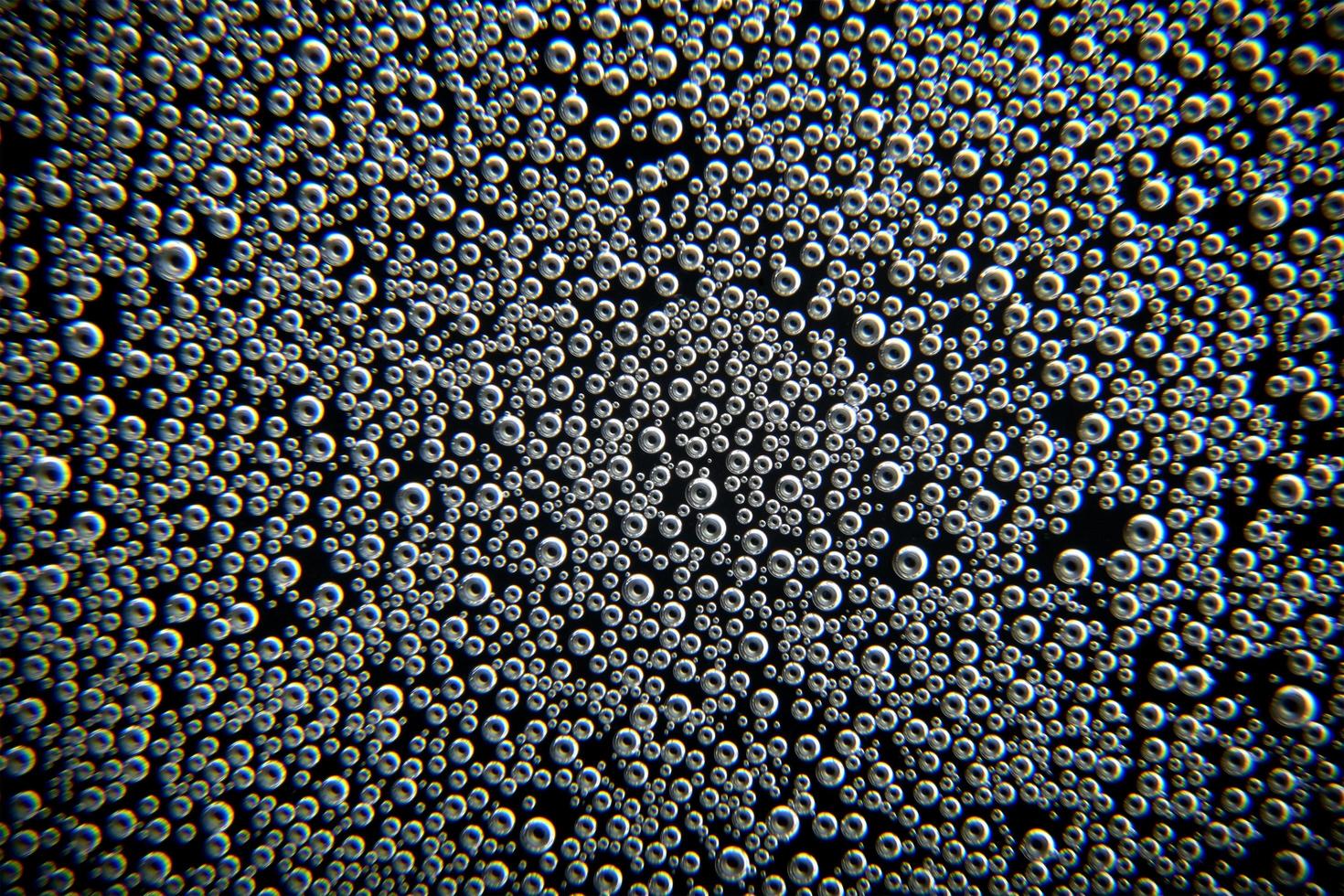 Abstract background with air bubbles photo