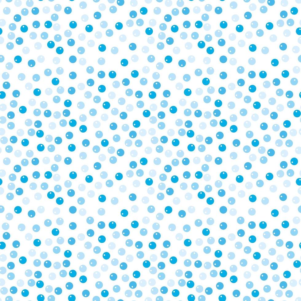 Blue bubbles on a white background Vector seamless