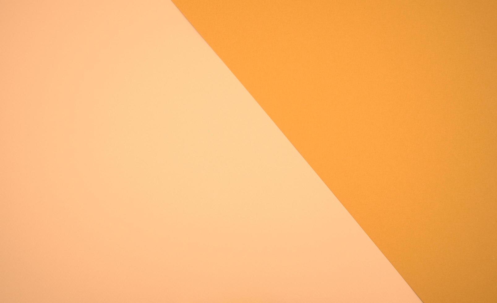 Neutral, yellow burnt sienna two-tone colors blank paper. photo