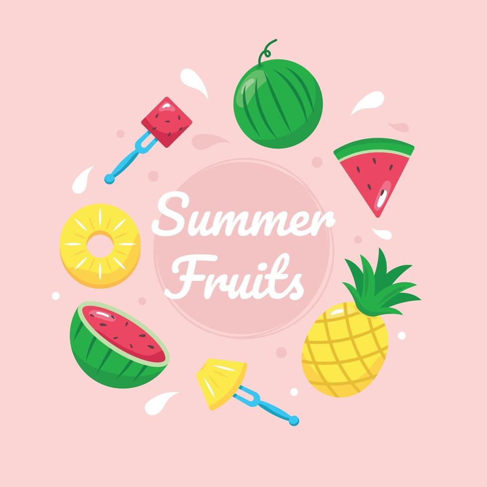 Summer Food Icon vector