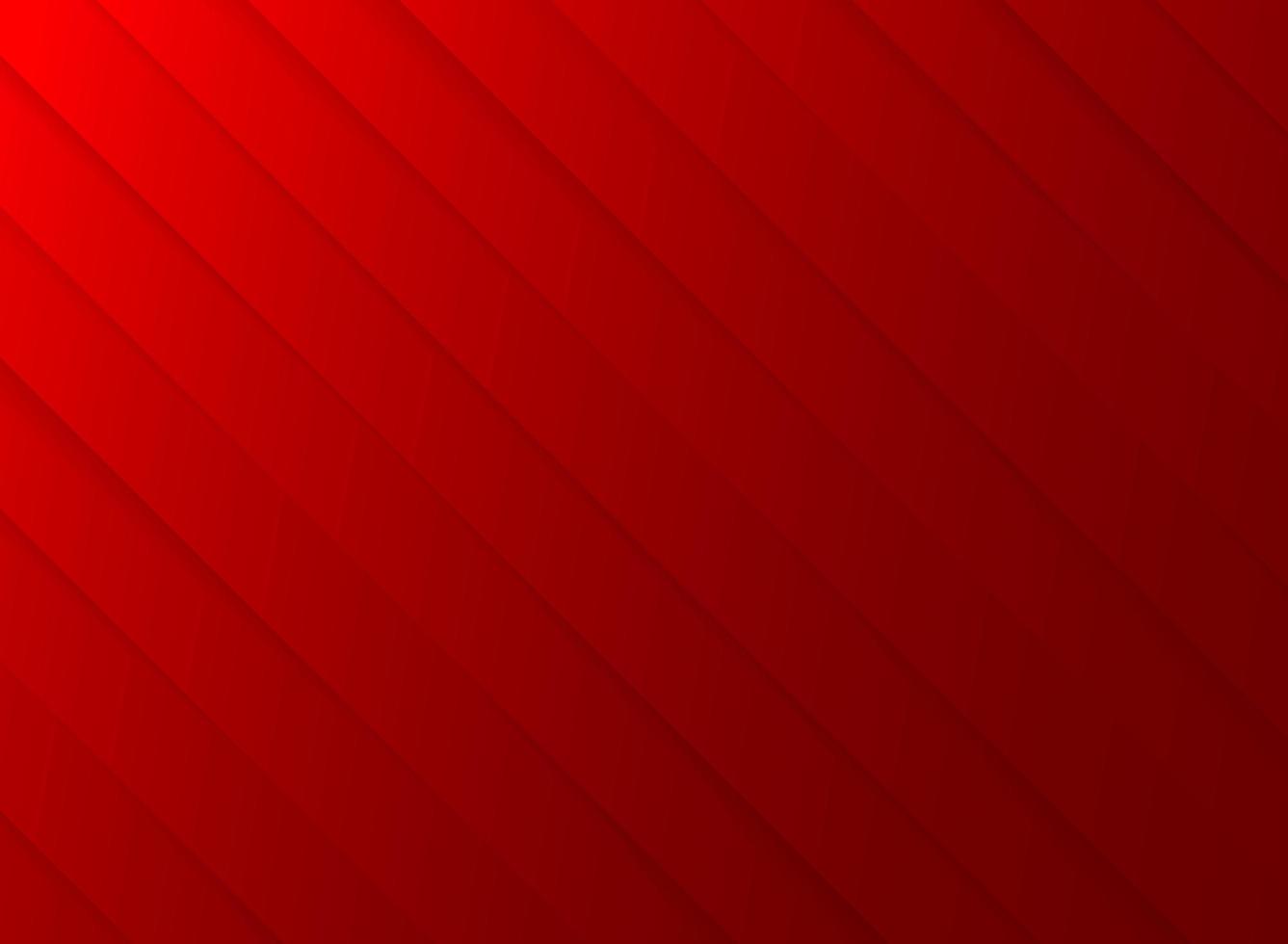 Red striped diagonal paper cut background. vector