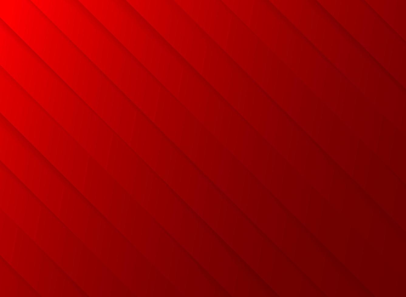 Red striped diagonal paper cut background. vector