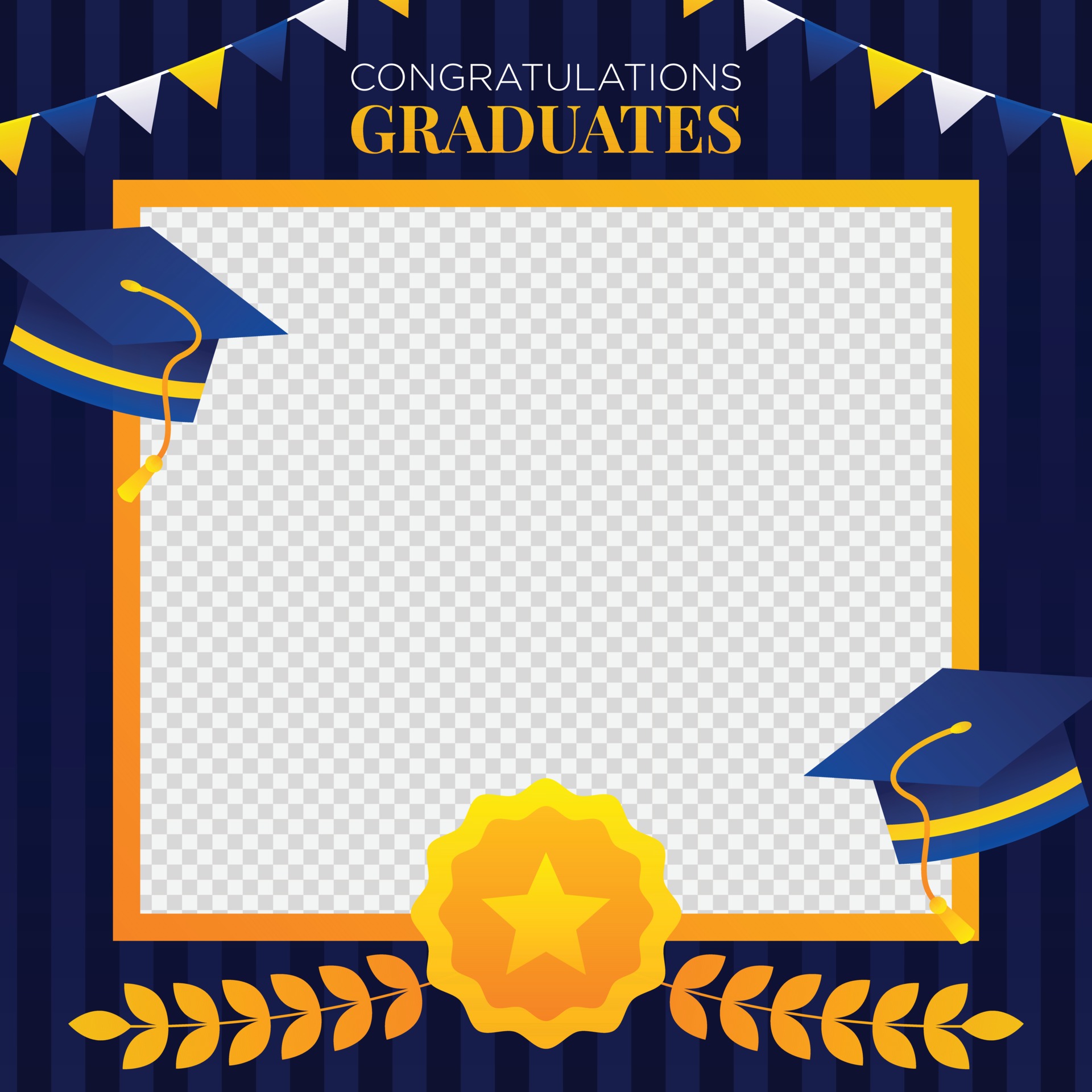 Graduation Photo Booth Background 2442011 Vector Art at Vecteezy