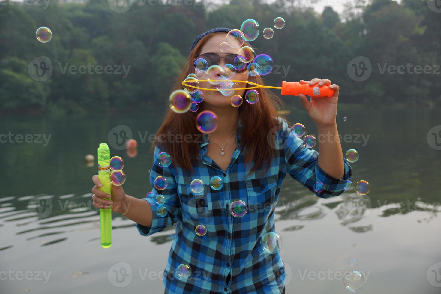 playtime with bubbles photo