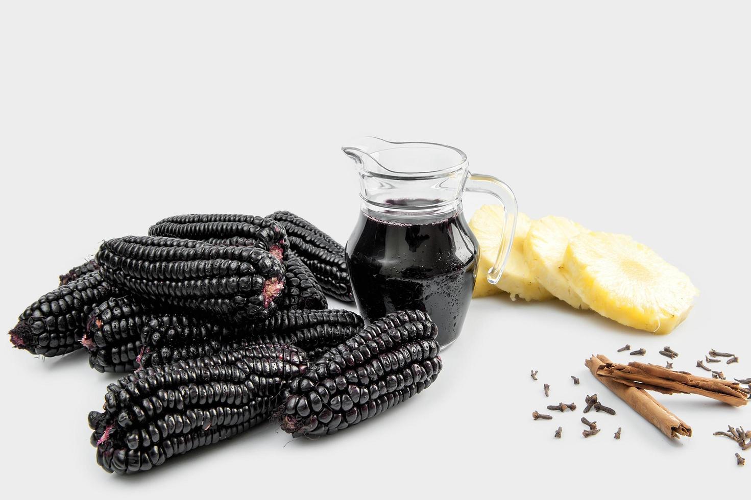 Peruvian purple corn drink photo