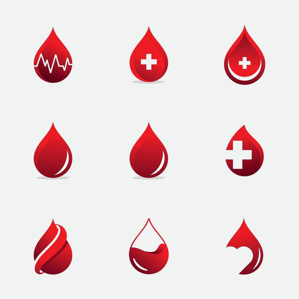 blood logo vector illustration