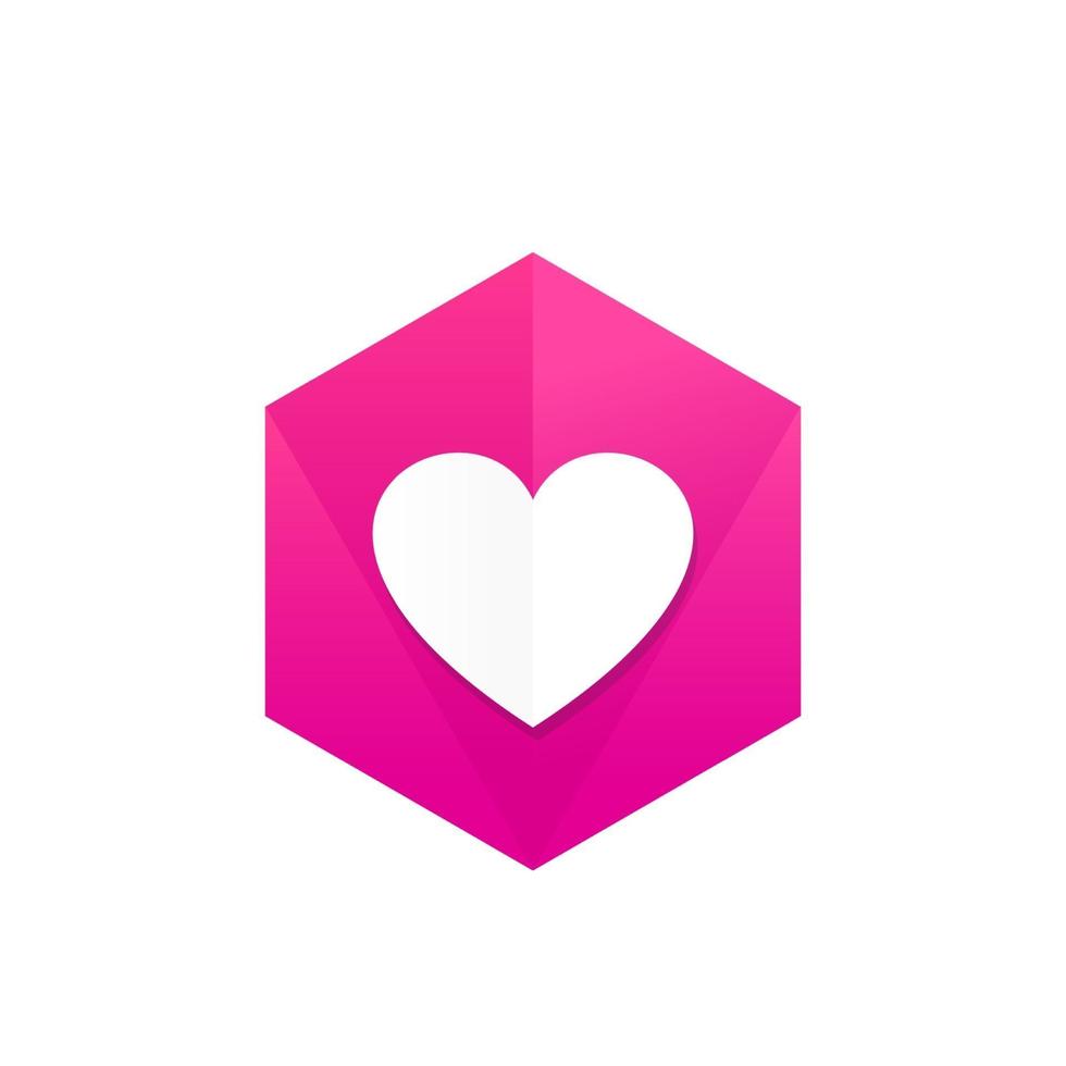 Heart vector icon