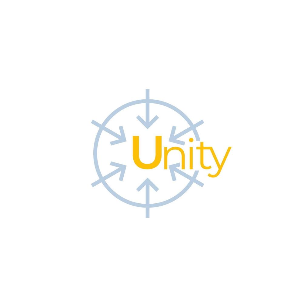 Unity vector logo icon