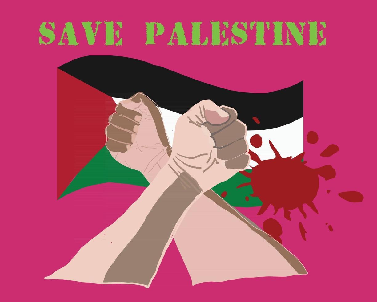 Palestine lives matter vector