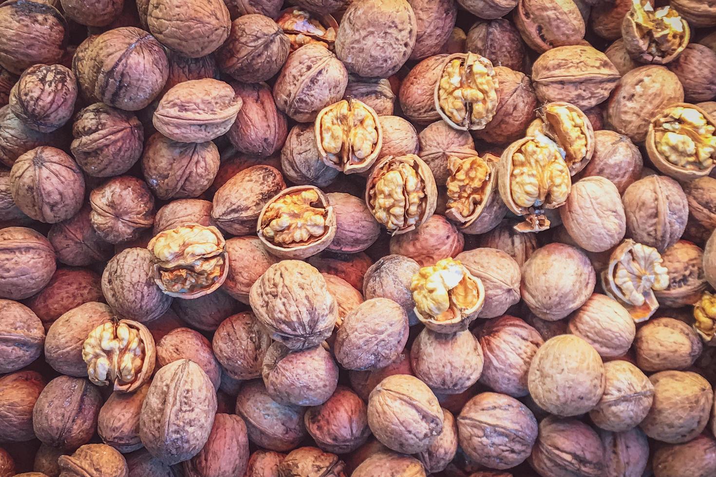 Walnuts background image photo