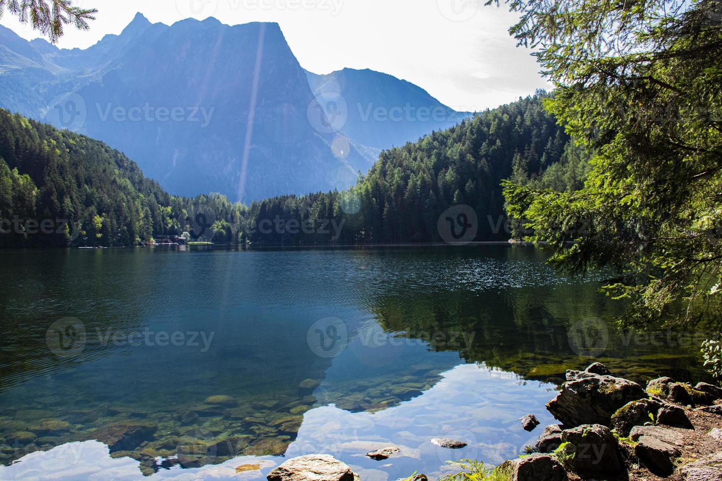 Piburgersee in the Otztal valley in the Austrian Tyrol photo