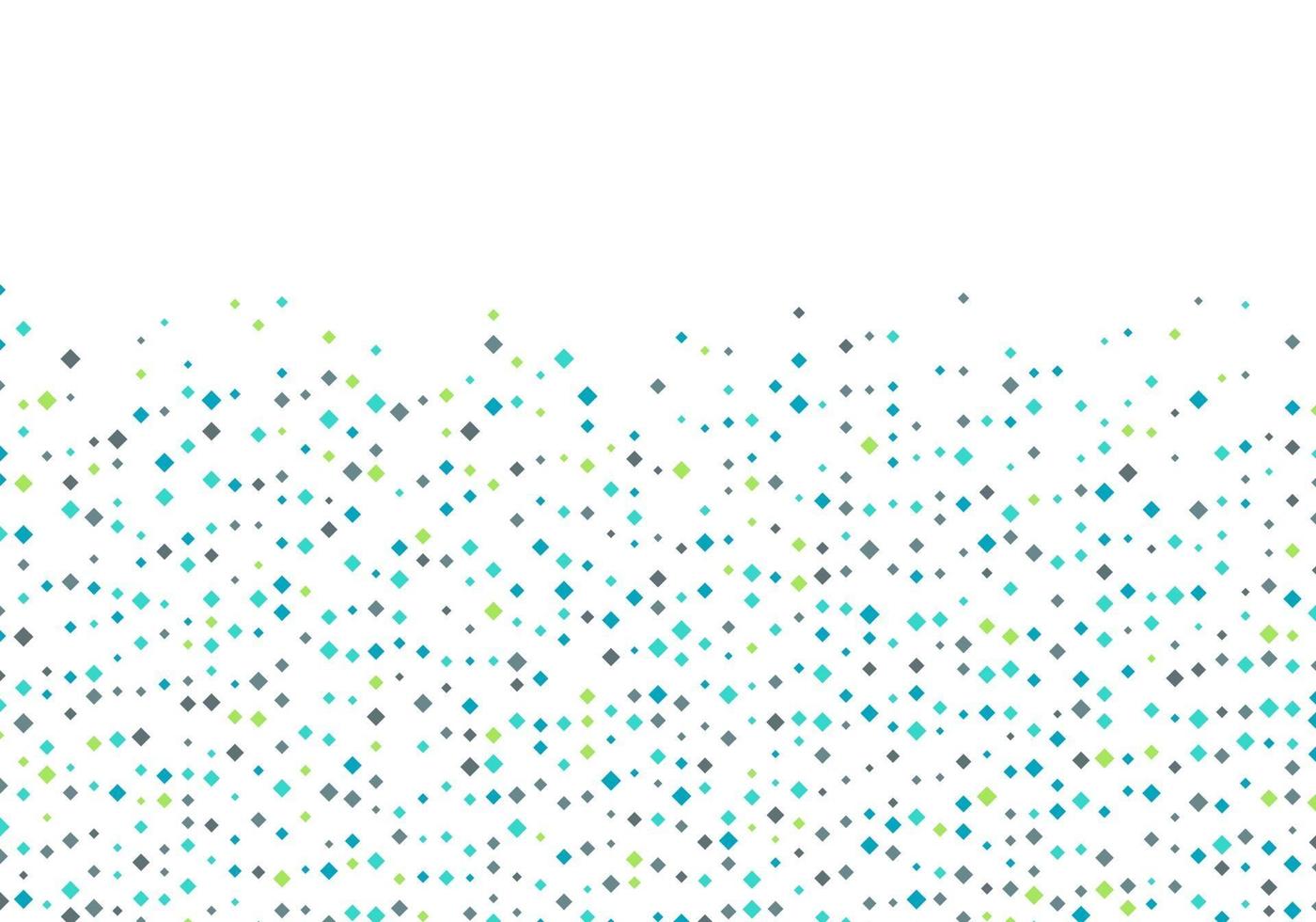 Abstract blue geometric repeating square random size pattern isolated on white background vector