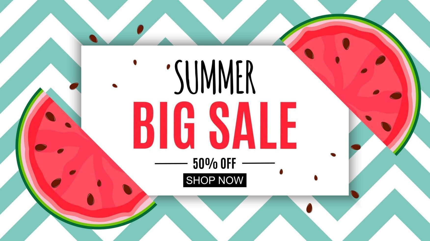 Abstract Summer Sale Background vector