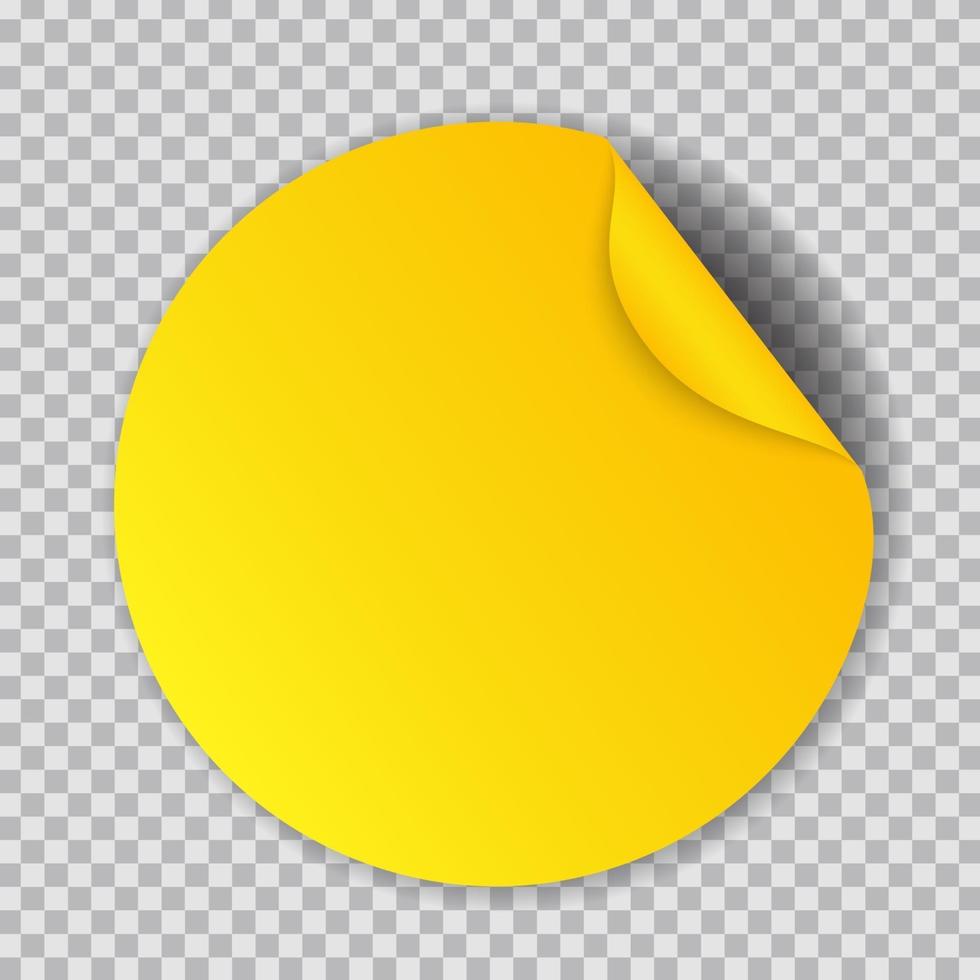 Abstract Circle Sticker vector