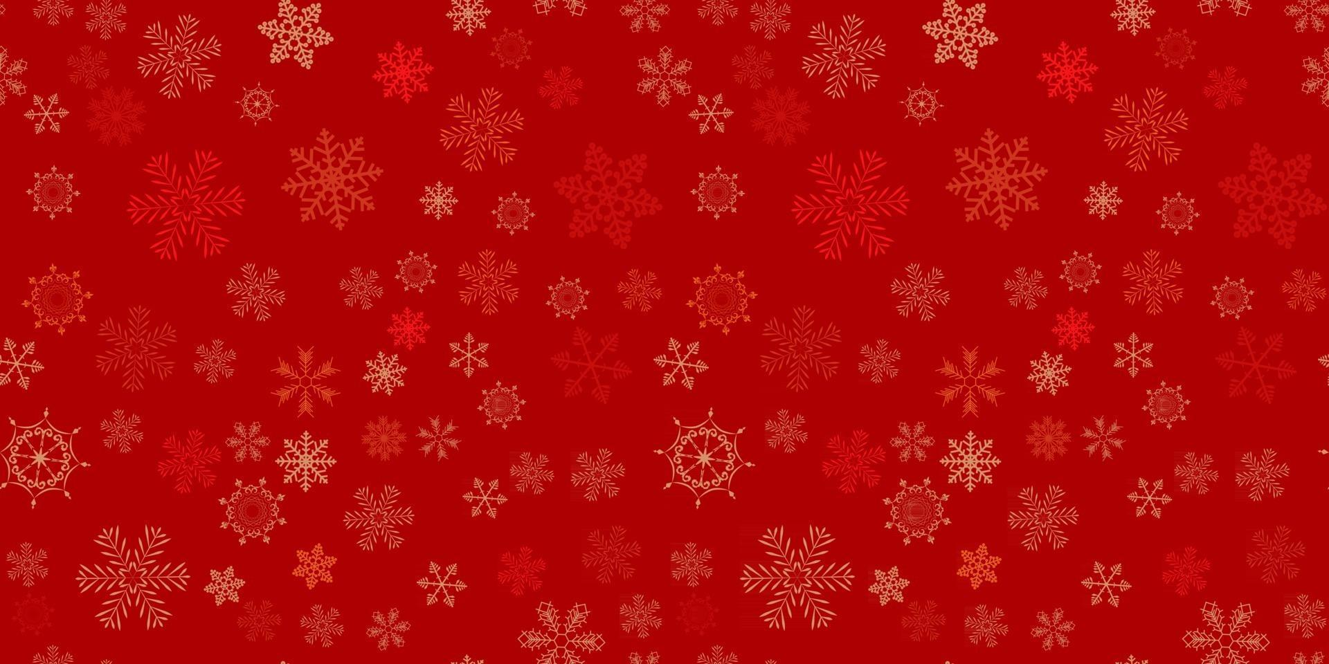 Abstract Winter Design Seamless Pattern Background with Snowflakes for Christmas and New Year Poster vector