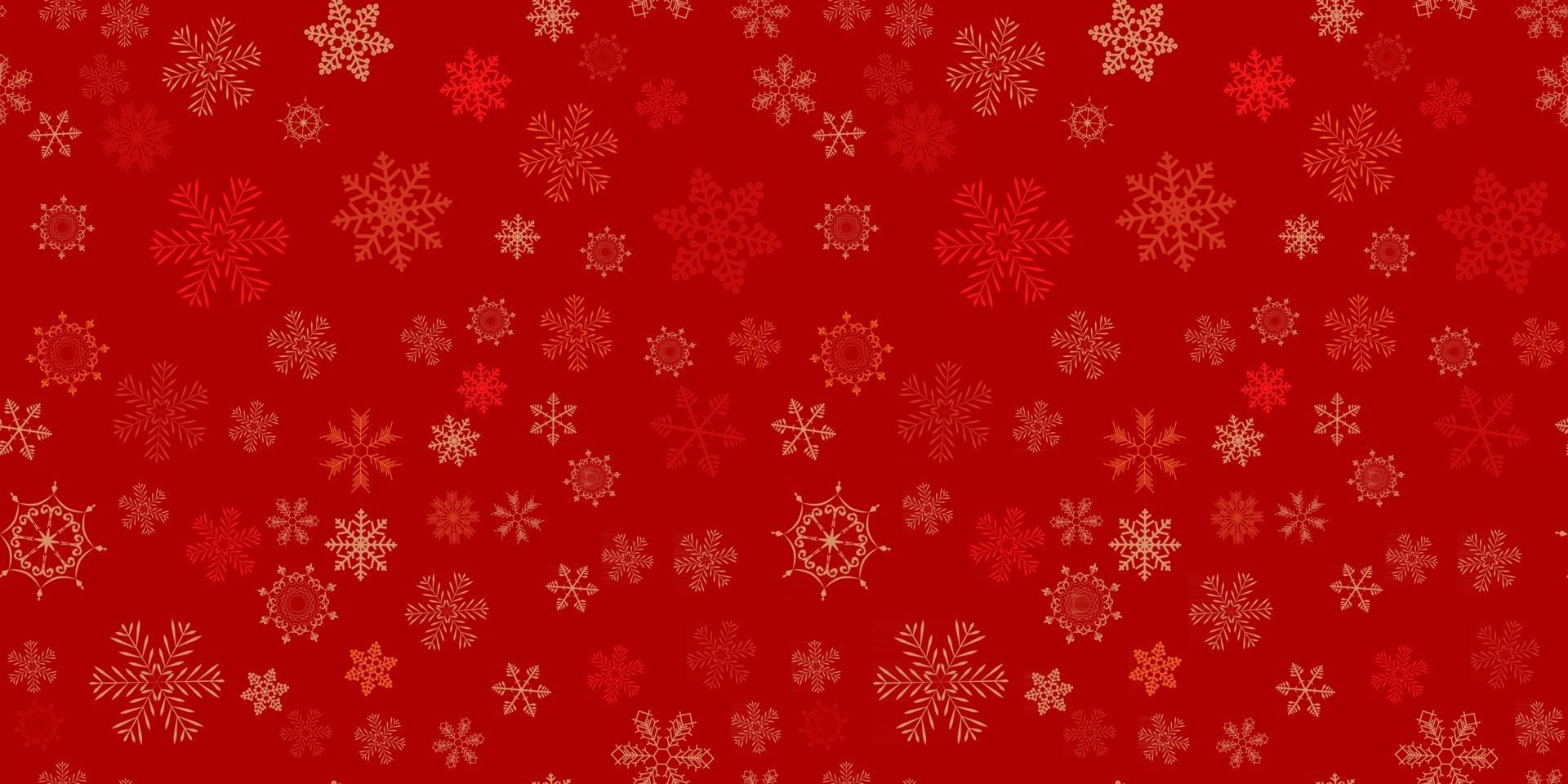 Diseño de invierno abstracto de fondo transparente con copos de nieve para cartel de Navidad y año nuevo vector