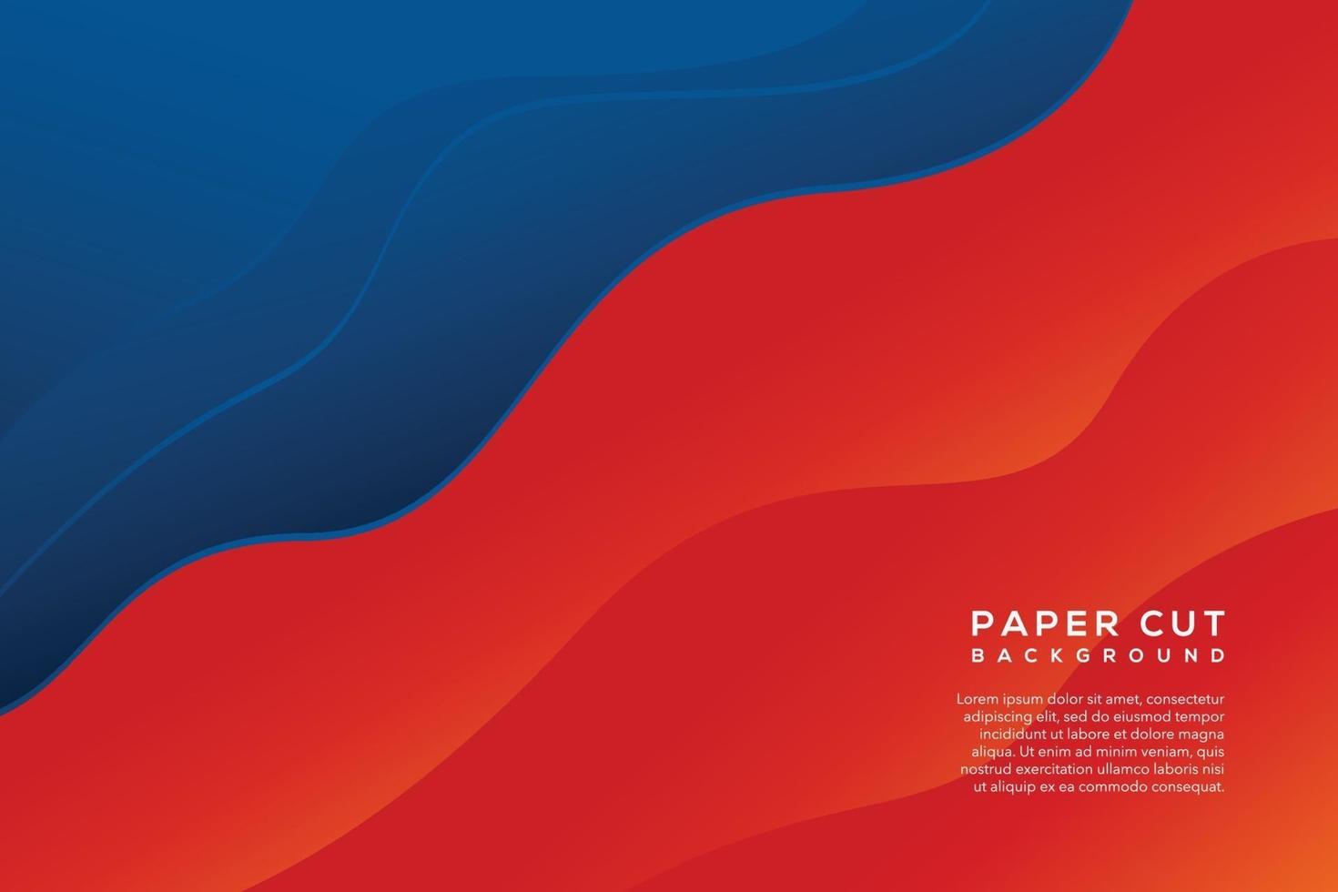 blue red modern abstract background design vector