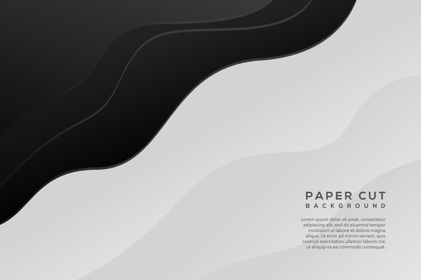 black white modern abstract background design vector