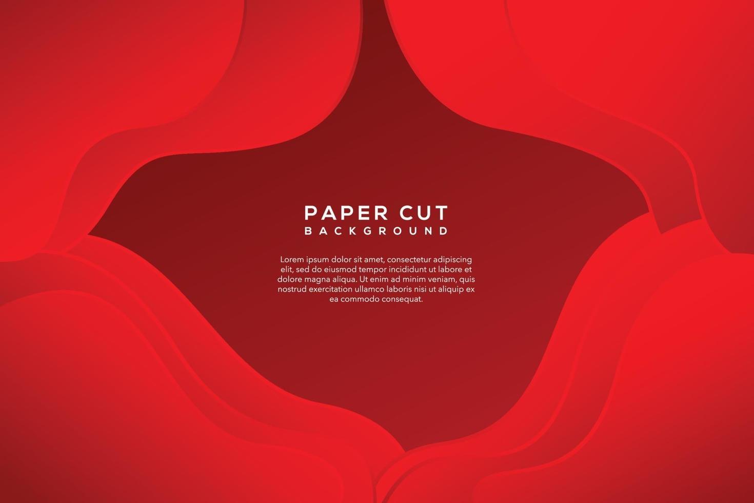 red modern abstract background design vector