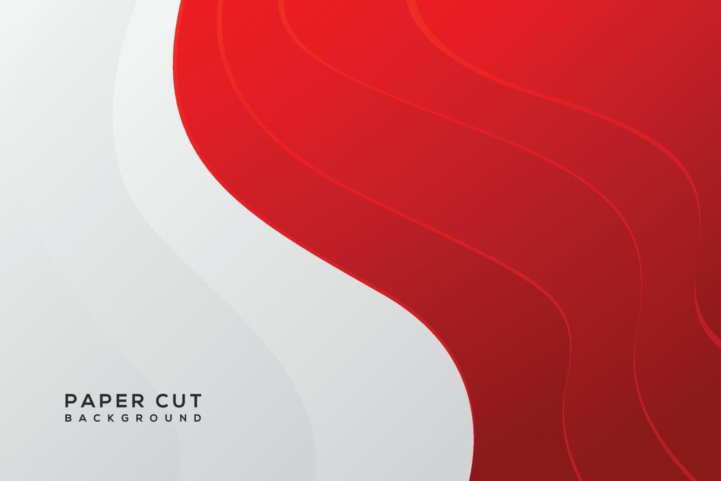 red white modern abstract background design vector