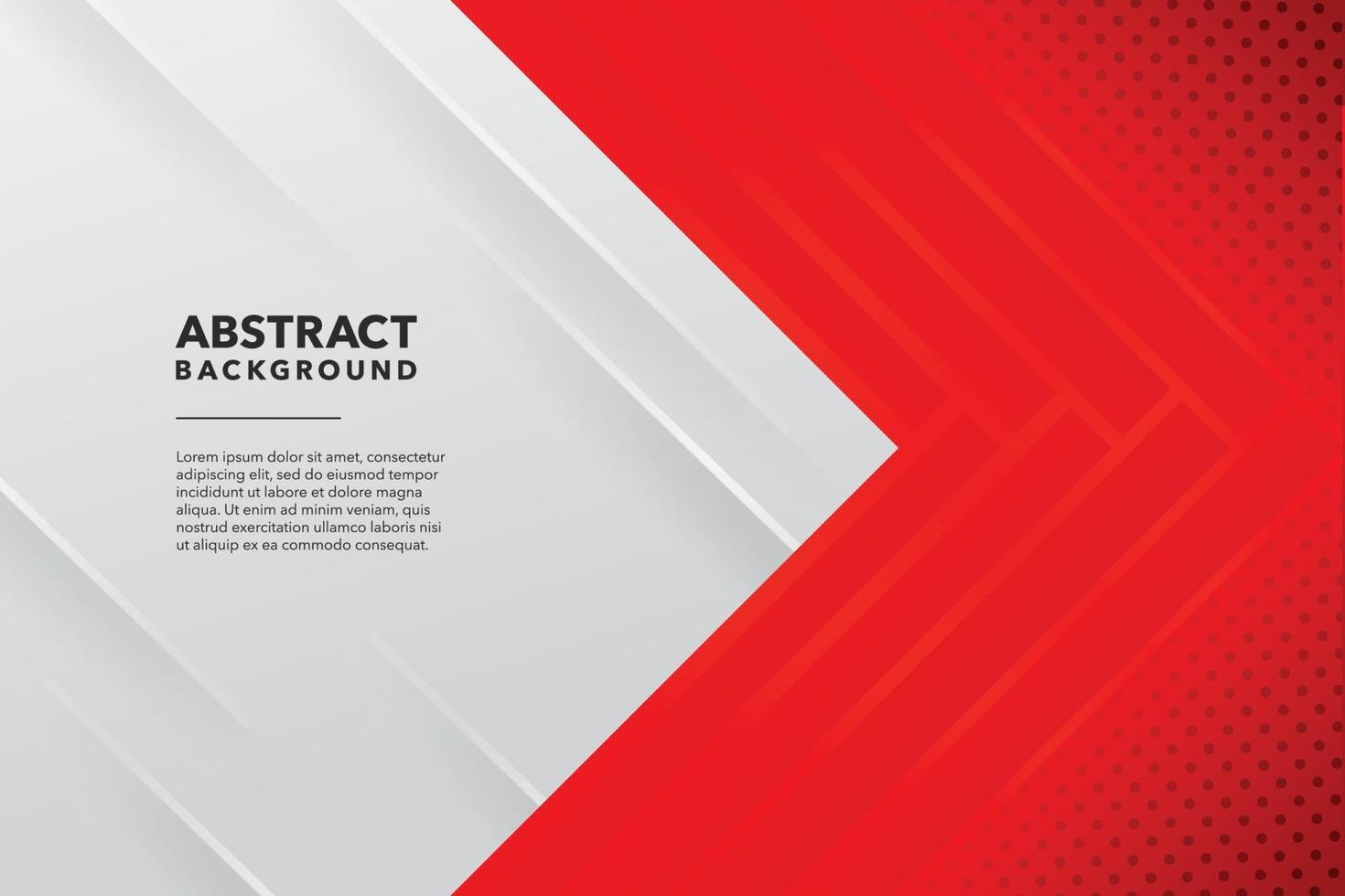 red white modern abstract background design vector