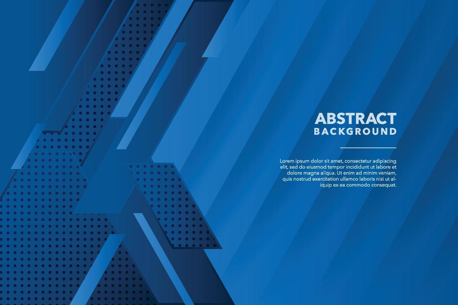 diseño de fondo abstracto moderno azul vector