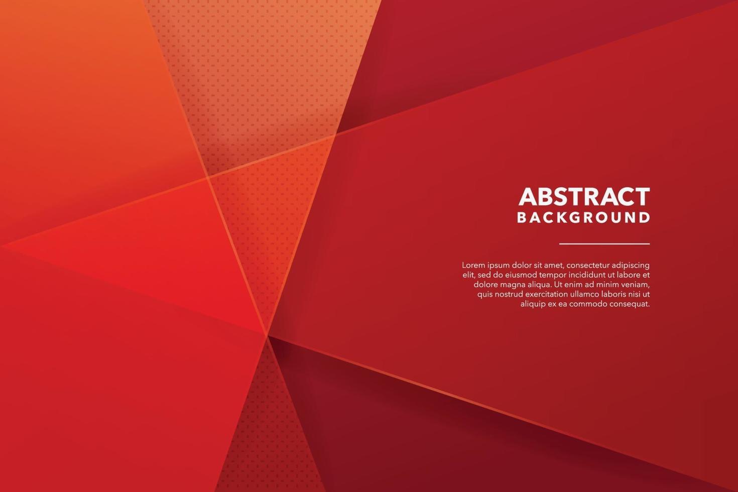 red modern abstract background design vector