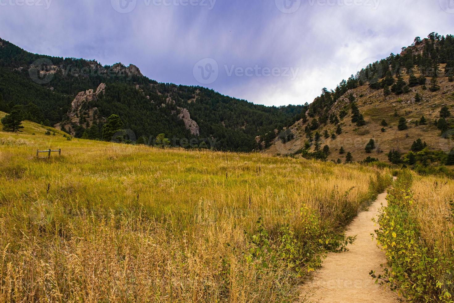 camino en el parque chautauqua foto