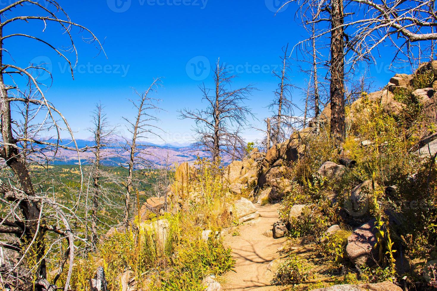 Path on the Chautauqua Park in Boulder, Colorado photo