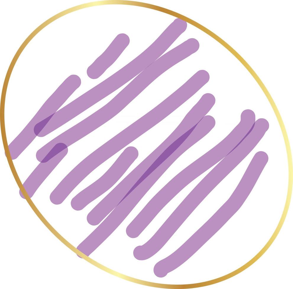 Watercolor Golden Frame vector