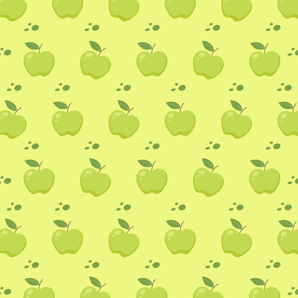 Seamless Pattern of Apple vector