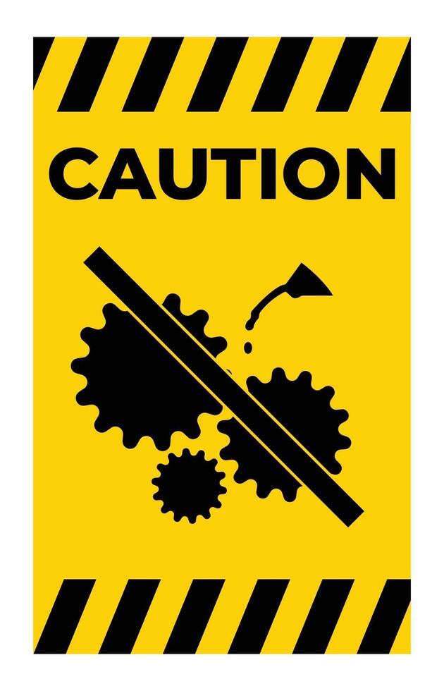 Do Not Oil Symbol  On White Background vector