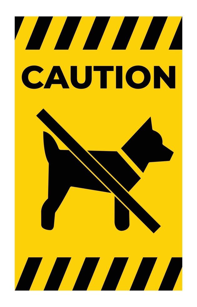 No Dogs Symbol vector