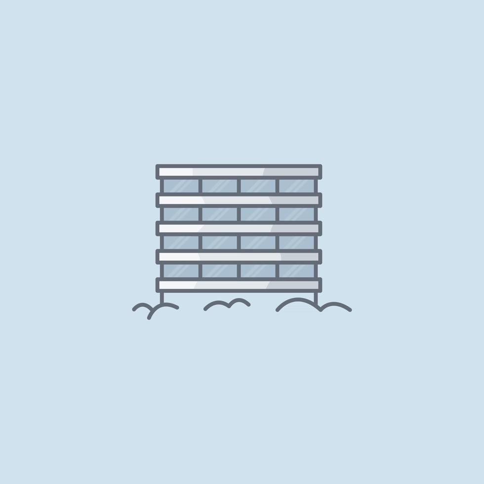 Skyscrapers vector icon illustration
