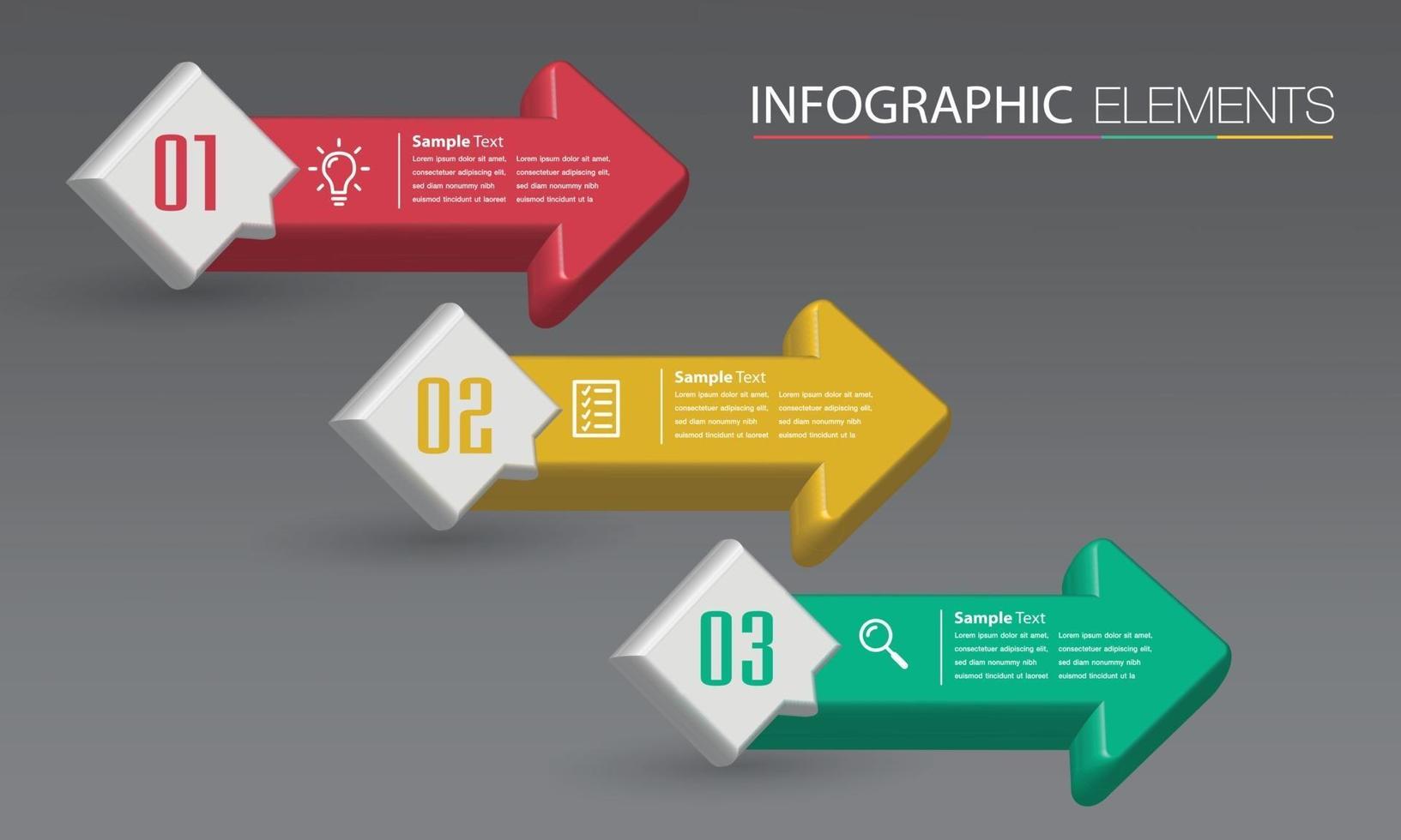 infografía de banner de plantilla de cuadro de texto moderno vector