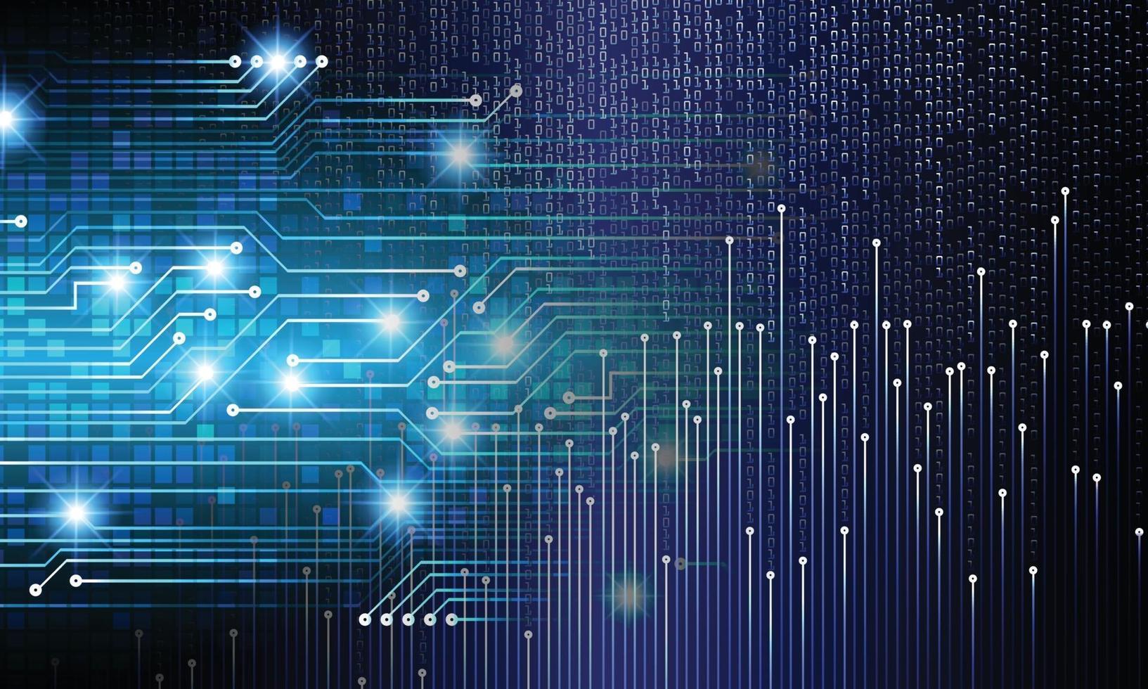 cyber circuit future technology concept background vector