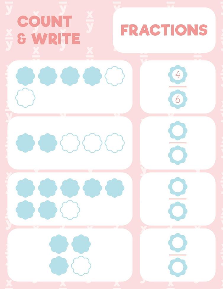 math practice print page vector