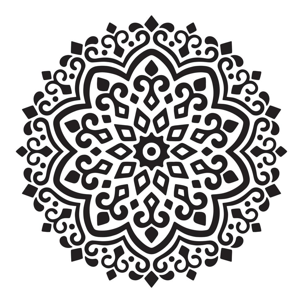 Decorative mandala design Vector