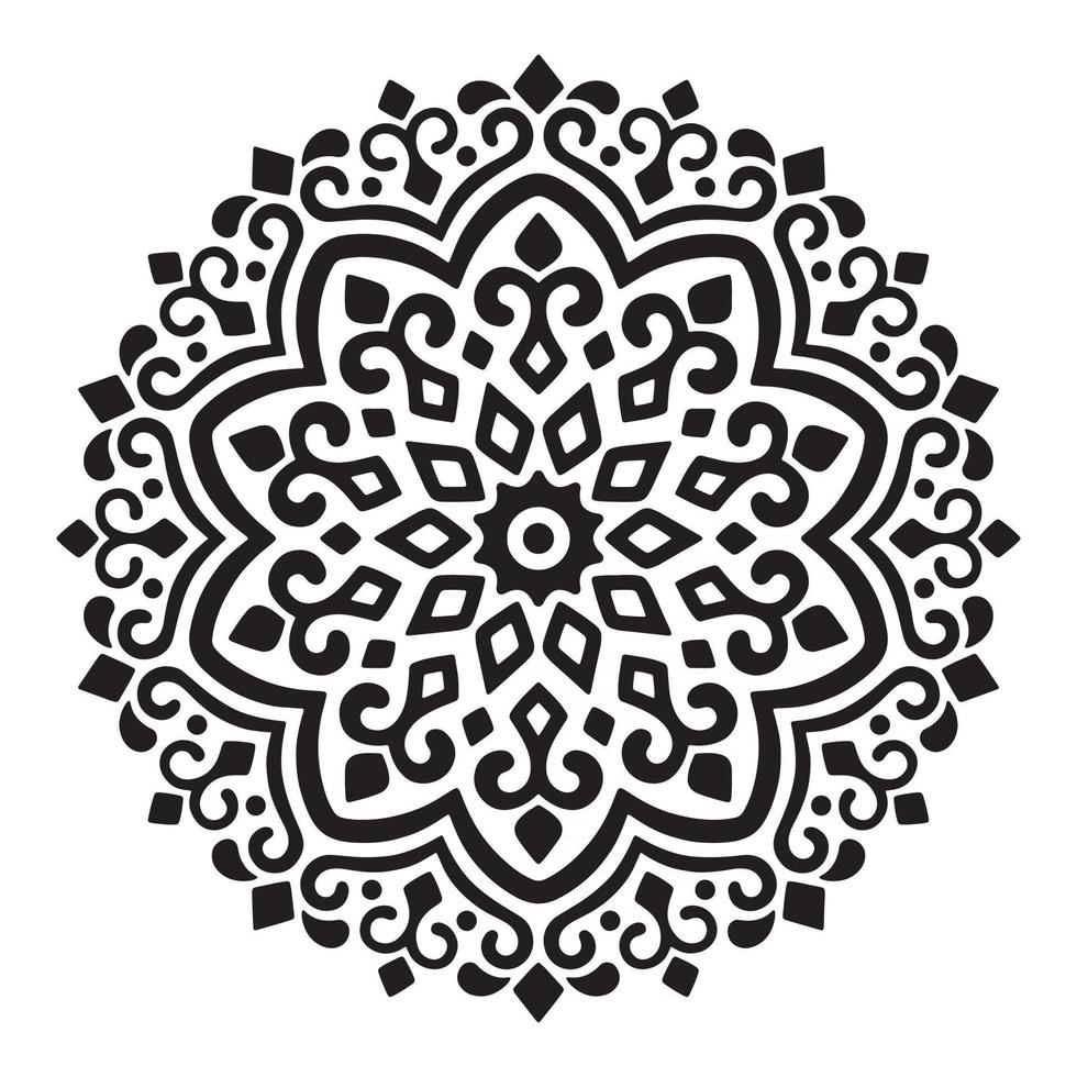 Decorative mandala design Vector