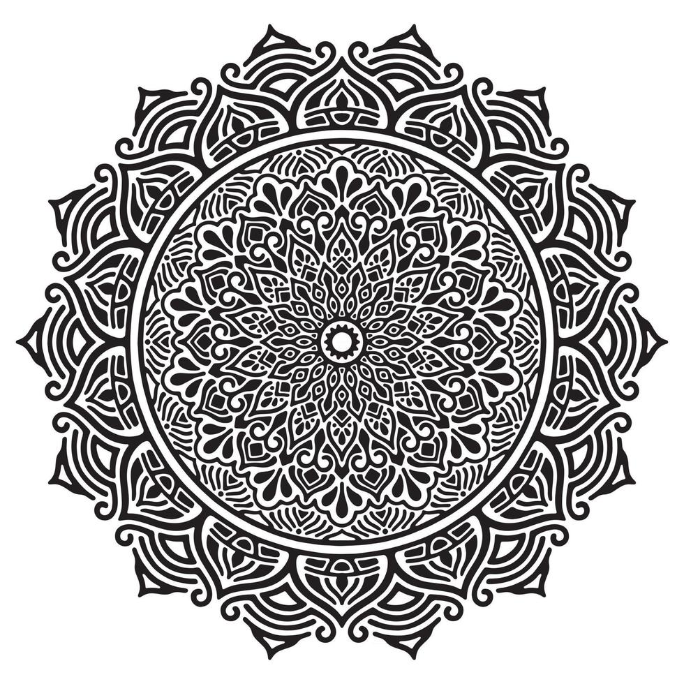 vector de diseño de mandala decorativo