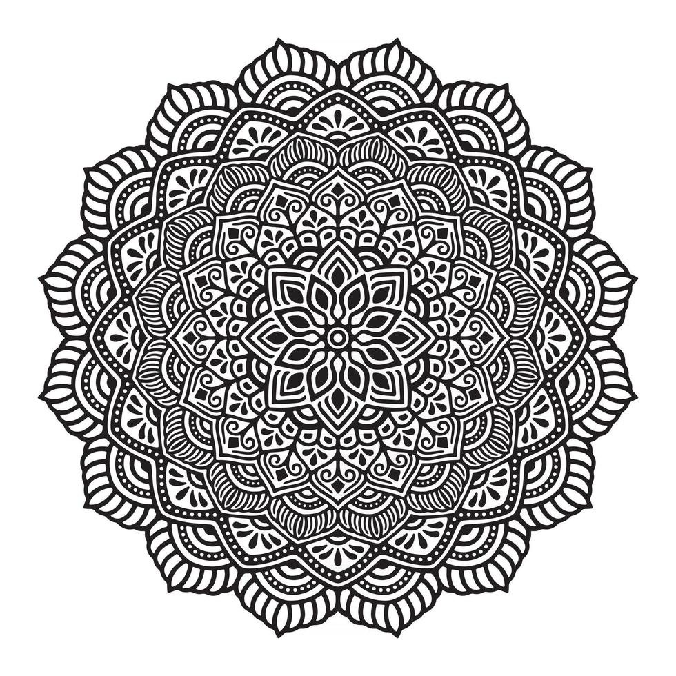 Decorative mandala design Vector